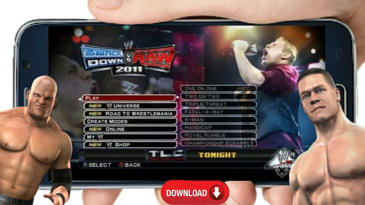 Wwe smackdown vs raw 2011 game download for ppsspp